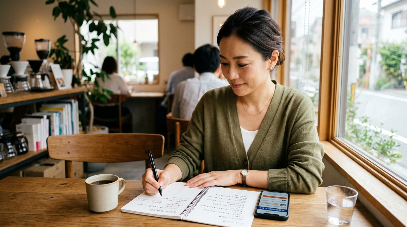 訪問看護への転職に向けてスキルの棚卸しや事業所調査をしている看護師
