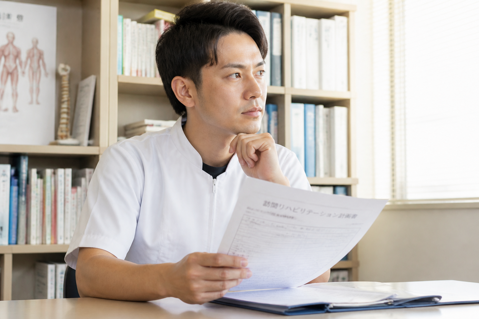 回復期から訪問リハへの転職を検討する理学療法士のイメージ